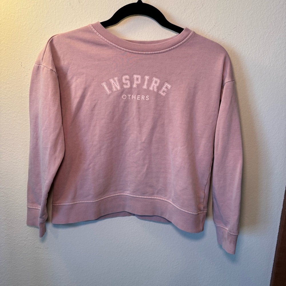 Ruin & Ryder girls rose pink sweater “inspire”‎ size medium